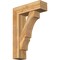 Ekena Millwork Balboa Block Rough Sawn Bracket w/ Offset Brace, Western Red Cedar, 8"W x 26"D x 38"H BKT0806X26X38BOA05RWR - alternate 1
